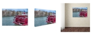 Trademark Global Cora Niele 'Tennessee Boat On The Seine' Canvas Art - 19" x 12" x 2"